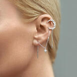 Silver Zircon Earrings