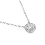 Silver Zircon Necklace