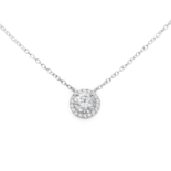 Silver Zircon Necklace