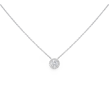 Silver Zircon Necklace