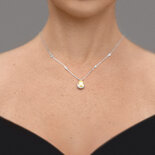 Silver Zircon Necklace