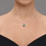 Silver Zircon Necklace