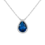 Silver Zircon Necklace