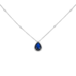 Silver Zircon Necklace