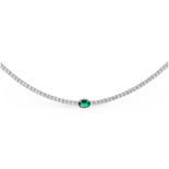 Collar de circonitas de plata