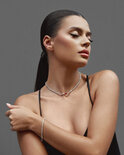Collar de circonitas de plata