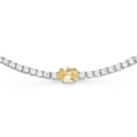 Collar de circonitas de plata