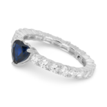 Anillo de plata con circonitas