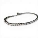 Pulsera de tenis con circonita cúbica blanca