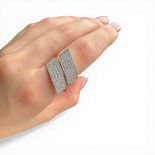 White Contrarier Ring