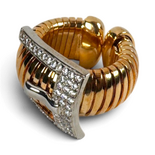 Zirconia Ring — Gold Plated 925 Sterling Silver