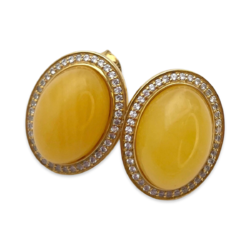 Amber earrings