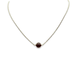 Collier en or plaqué ambre