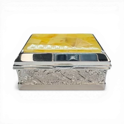 Amber jewelry box