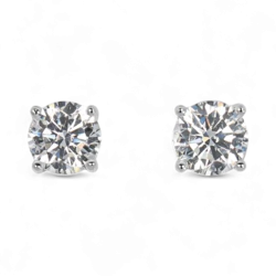 Boucles d'oreilles en diamant artificiel