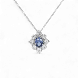 Collier en Saphir et Diamant