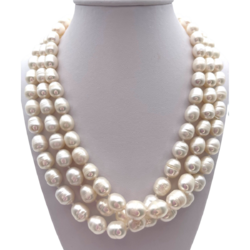 Bead necklace Pearl