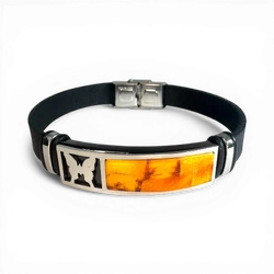 Bracelet with amber