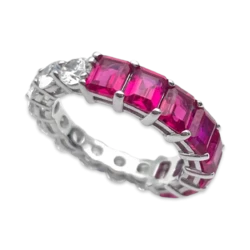 Bague en argent demi/demi fusion Cool