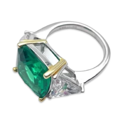 Bague en argent avec zircons Karolina