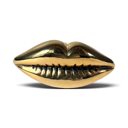 Dalí Lips Ring — Gold-Plated Brass