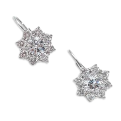 Pendientes Flor Plata