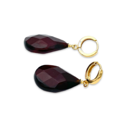 Pendientes con Ámbar Facetado