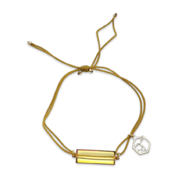 Pulsera de Ámbar Bañada en Oro