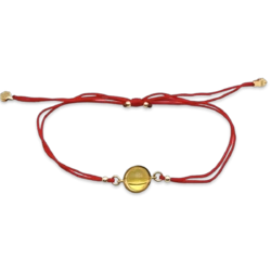 Bracelet en ambre plaqué or