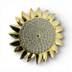 Broche chapado en oro