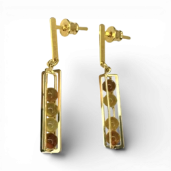 Boucles d'oreilles plaquées or