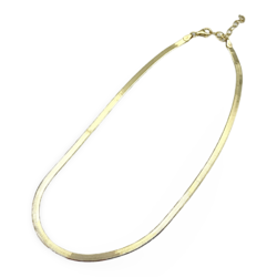 Gold plated silver chain necklace