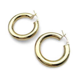 Gold plated silver earrings