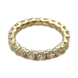 Gold Plated Silver Ring with zircons