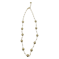 Gold plated silver necklace