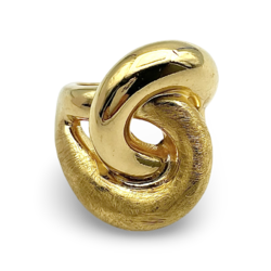 Anillo de plata bañado en oro