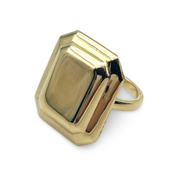 Anillo de plata bañado en oro