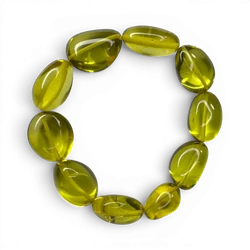 Pulsera de ámbar verde