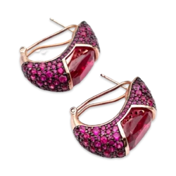 Boucles d'oreilles en or plaqué CZ mémorables