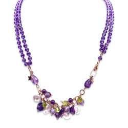 Collier améthyste