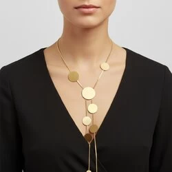 Gold-Plated Brass Necklace