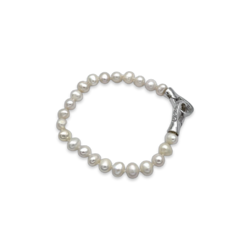 Pulsera de Perlas con Plata