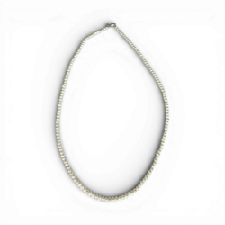 Perlen-Silber-Halskette