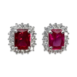 Pendientes Princesa Diana Plata