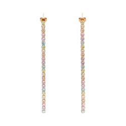 Rainbow Earrings with zircons