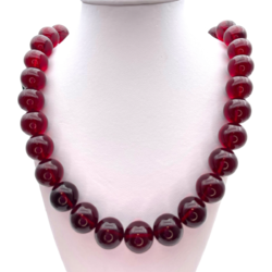 Red Amber necklace