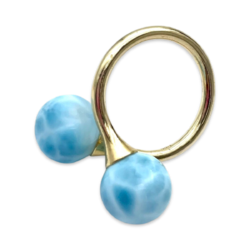 Anillo con Larimar