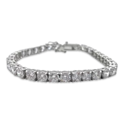 Pulsera de Tenis de Plata con Circonitas