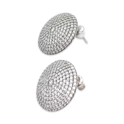 Silver earrings