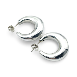 Silver earrings